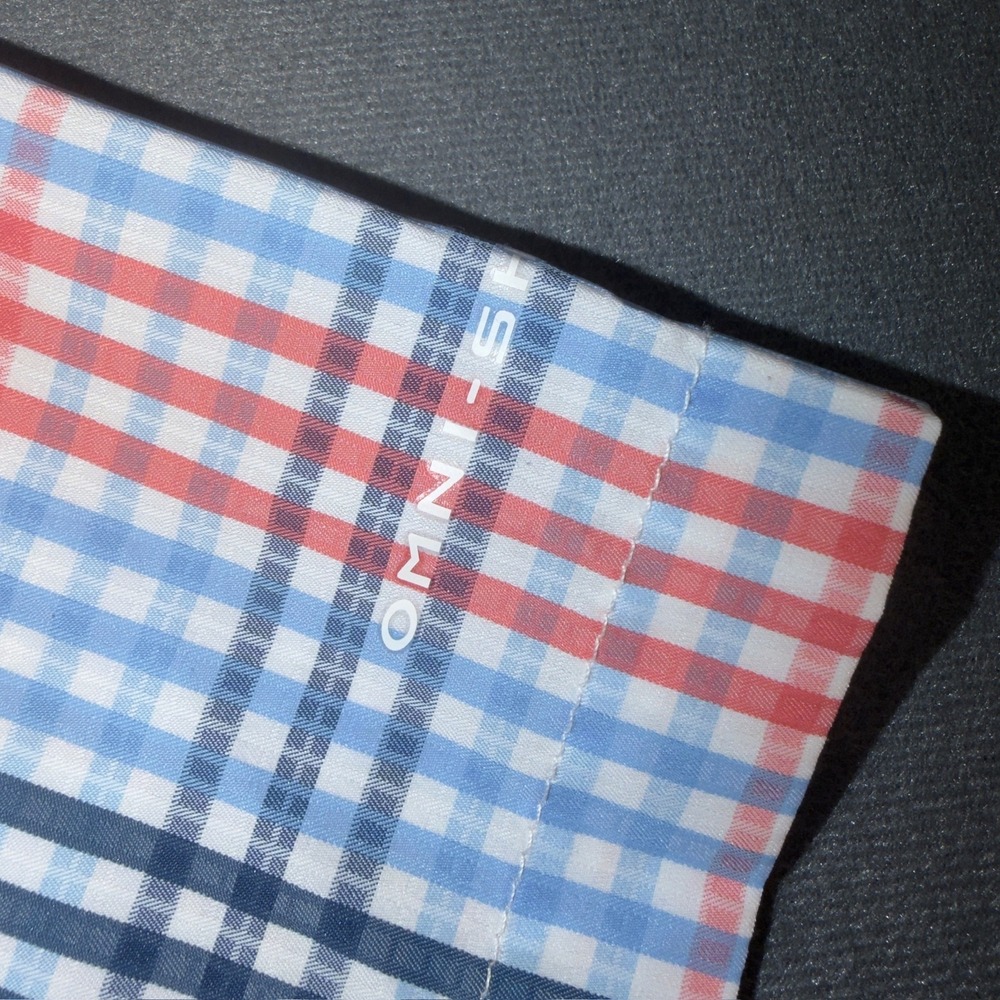 Columbia PFG Boys 14/16 Plaid Short Sleeve Fishing Shirt Orange Blue Omni-Shade‎ - Picture 4 of 10